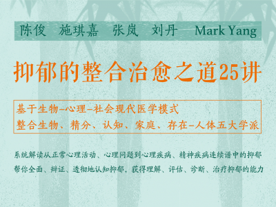 施琪嘉+刘丹+张岚等：抑郁的整合治愈之道25讲