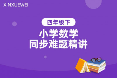 小学同步难题精讲数学四年级下册